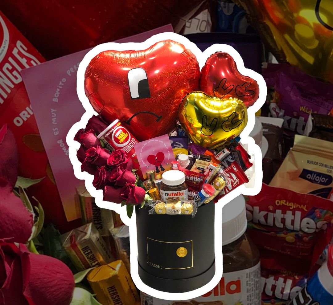 Arreglo de chocolates y rosas - Imagen 5