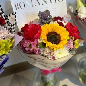 Girasoles y Peonias