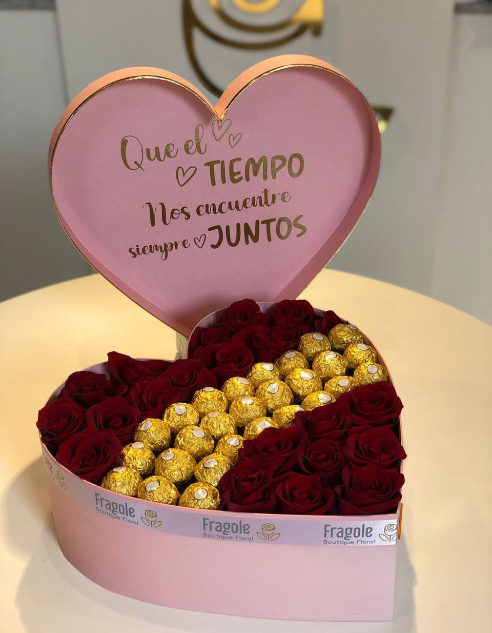 Corazon con Chcolates