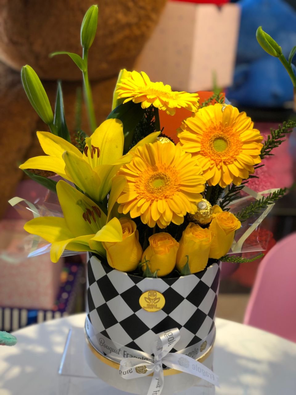 Gerberas y Lilium