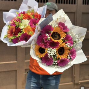 Gerberas y Girasoles
