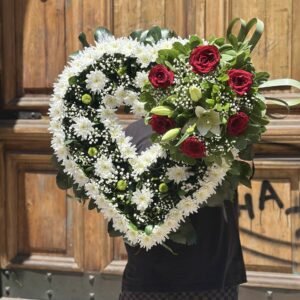 Corona Floral Corazon