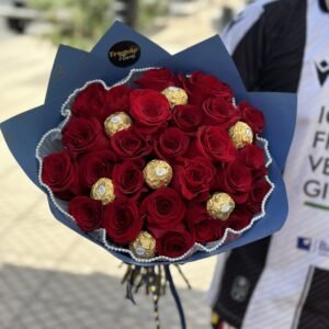 25 Rosas con Bombones