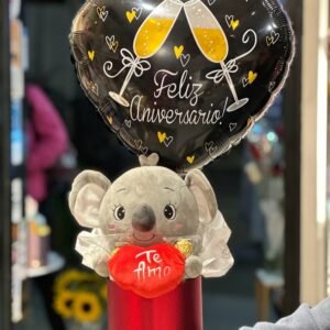 Peluche Chocolate y Globo