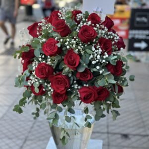 Florero 50 Rosas