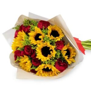 Girasoles y Rosas